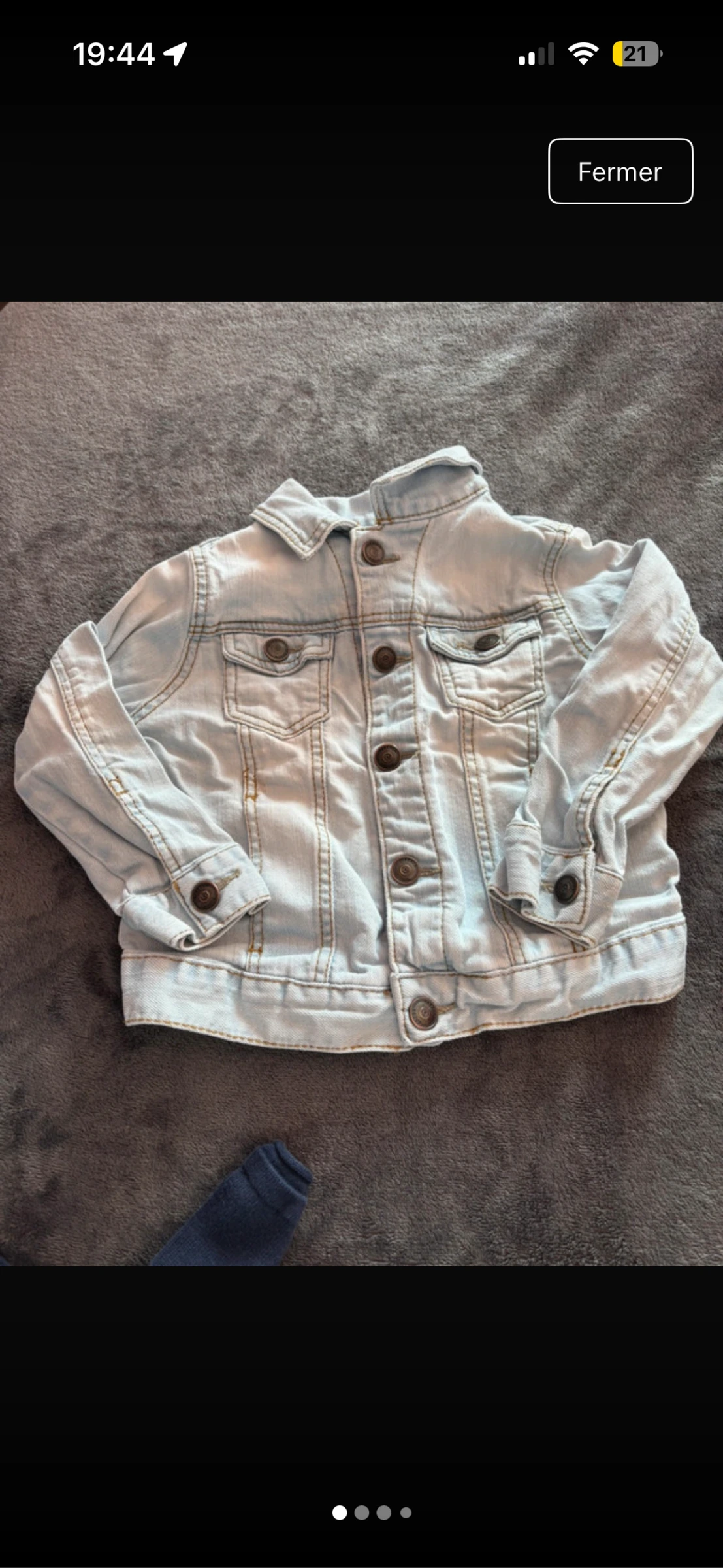 Veste en jeans 
